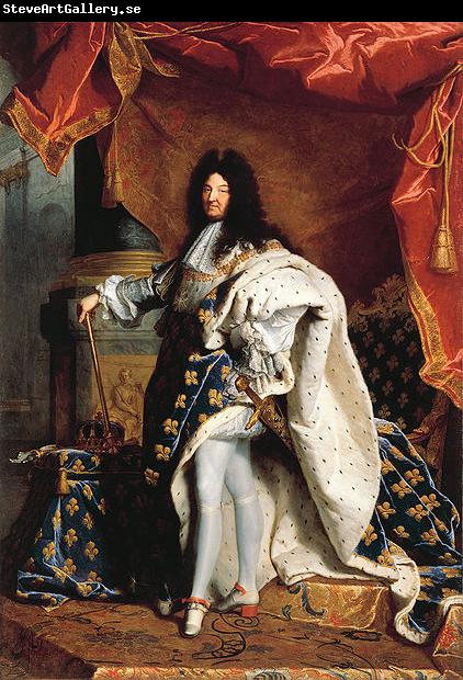 Hyacinthe Rigaud Portrait of Louis XIV